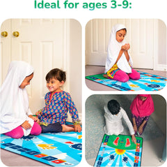 Automatic Educational Prayer Mat For Kids ( Allow To Open)