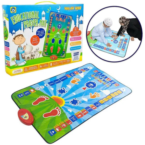 Automatic Educational Prayer Mat For Kids ( Allow To Open)